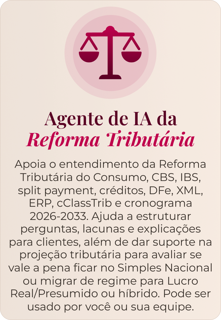 Agente de IA da Reforma Tributária