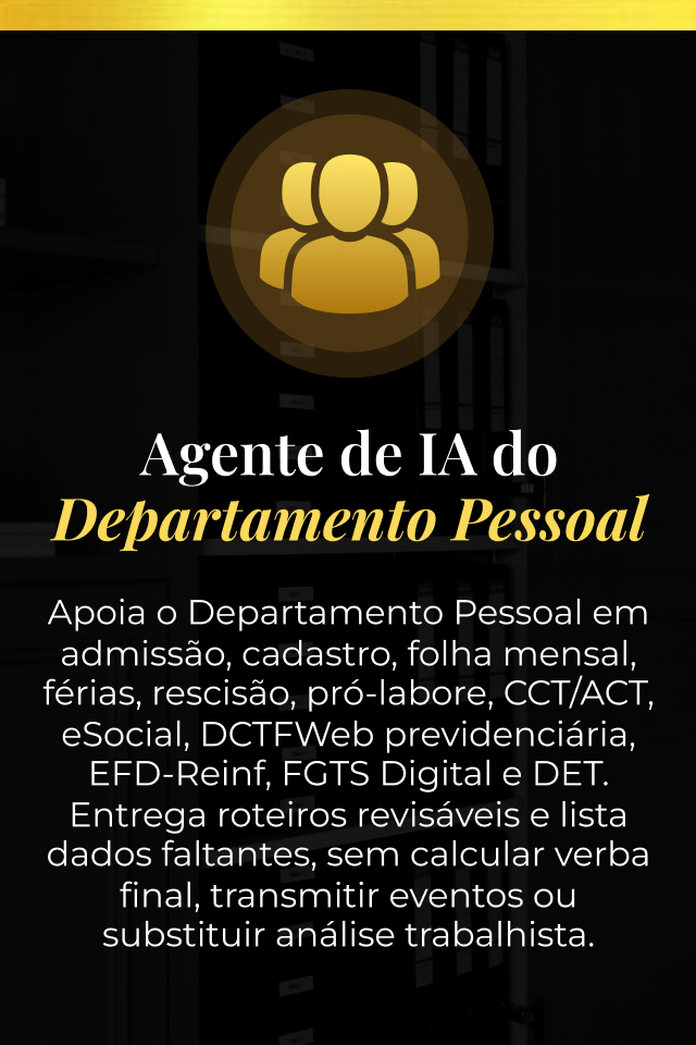 Agente de IA do Departamento Pessoal