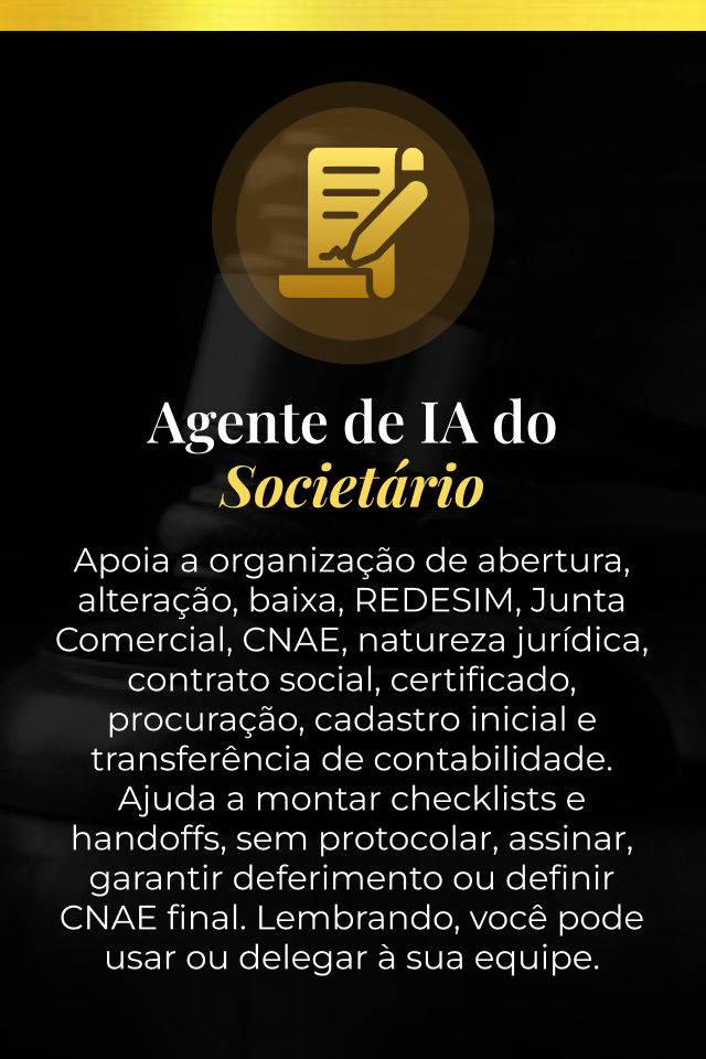 Agente de IA do Societário