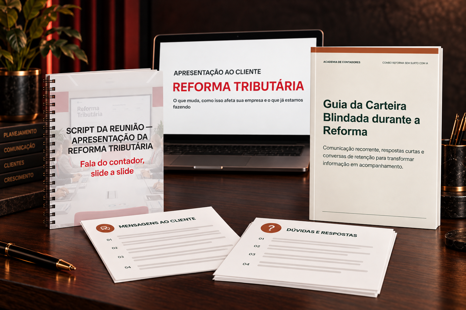 Materiais de Comunicação com o cliente